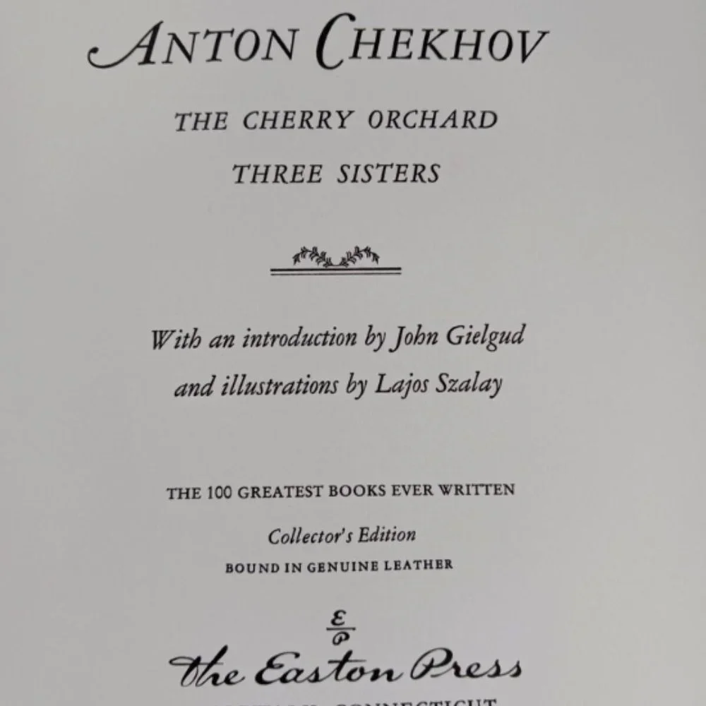Two Plays of Anton Chekhov: The Cherry Orchard / Three Sisters, Collector's... - Picture 6 of 9